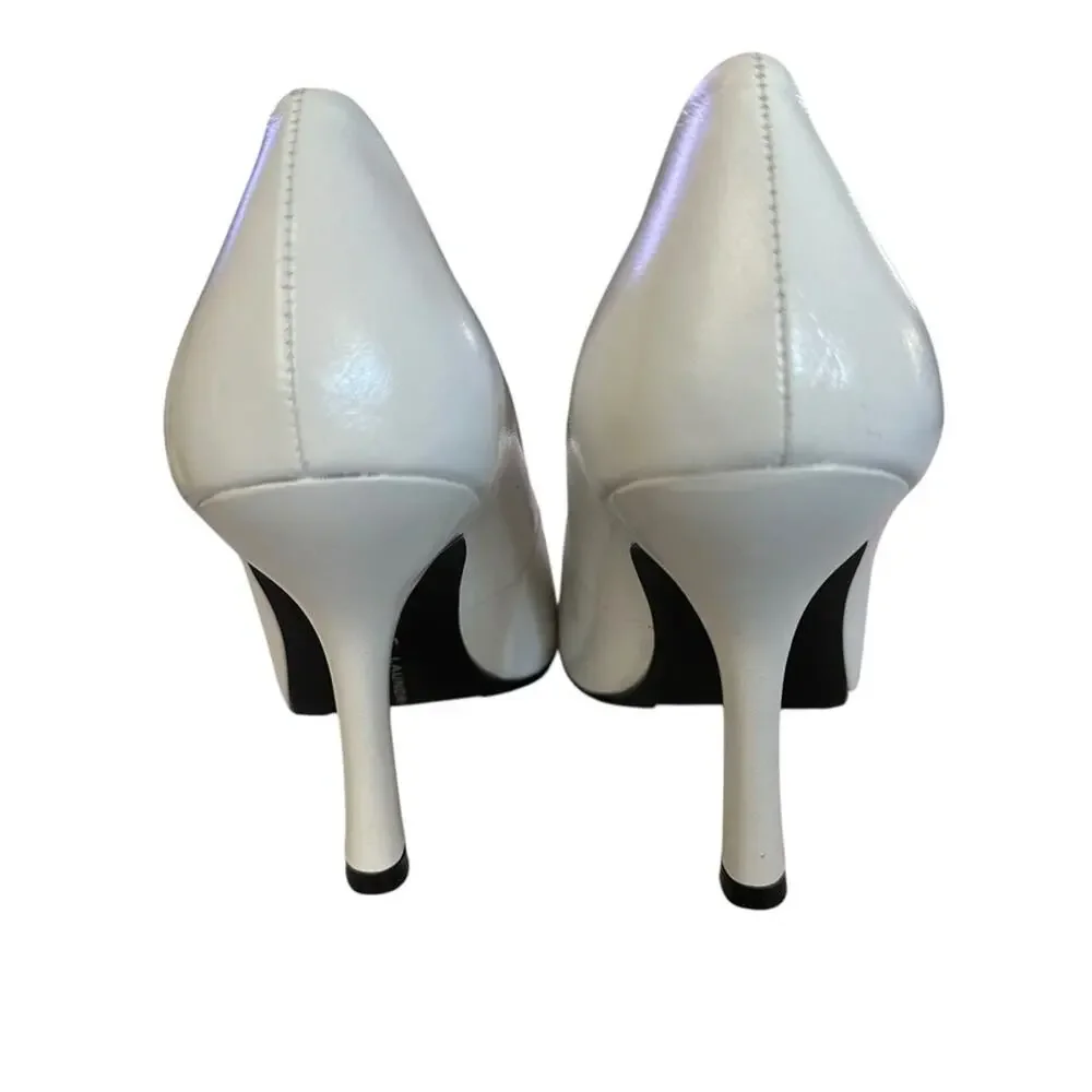 Chinese Laundry‎ Spicy Women's White leather Heels size 6.5 - Picture 8 of 11